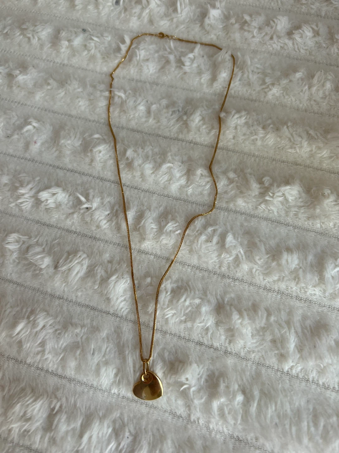 18 karat dubai gold Heart Pendant Necklace
