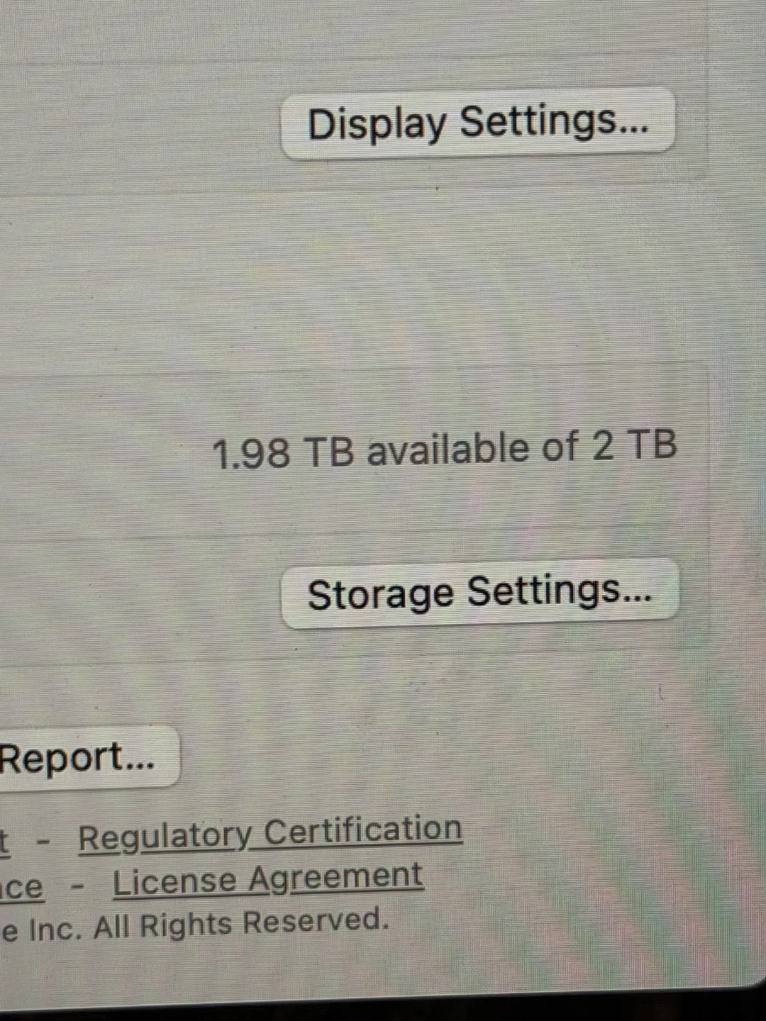 I9 2019 MacBook Pro  32 Ram 2TB hard drive - photo 3
