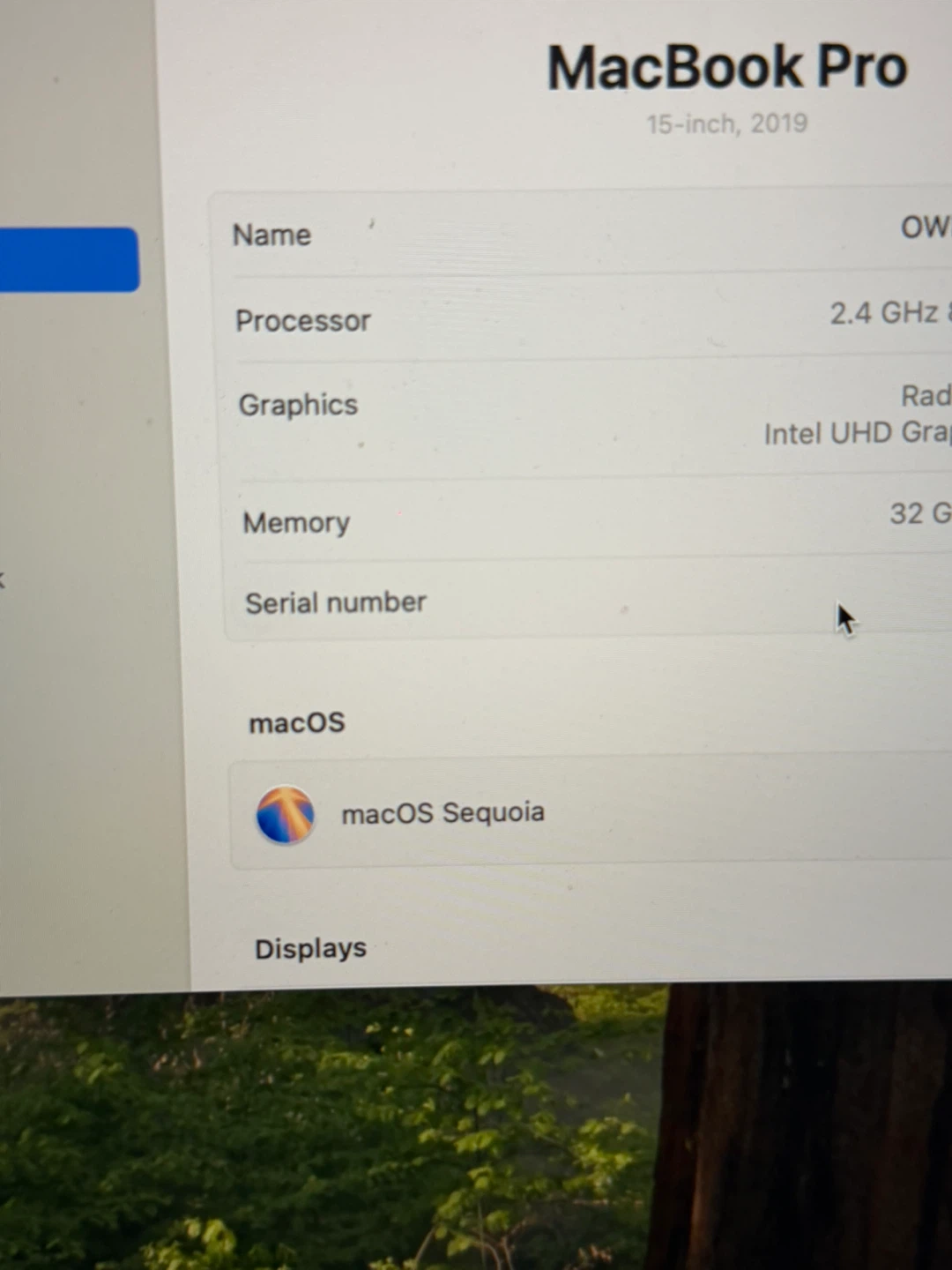 I9 2019 MacBook Pro  32 Ram 2TB hard drive - photo 4