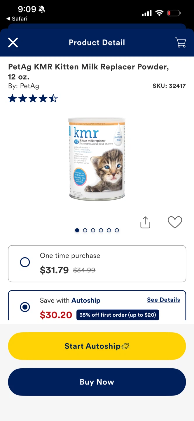 KMR Kitten Milk Replacement (12) and Bottles - photo 2