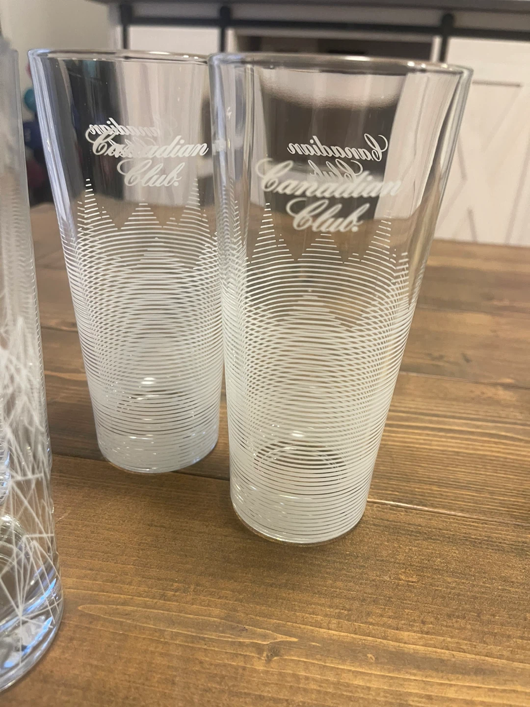 4 Canadian Club pint glasses - photo 3