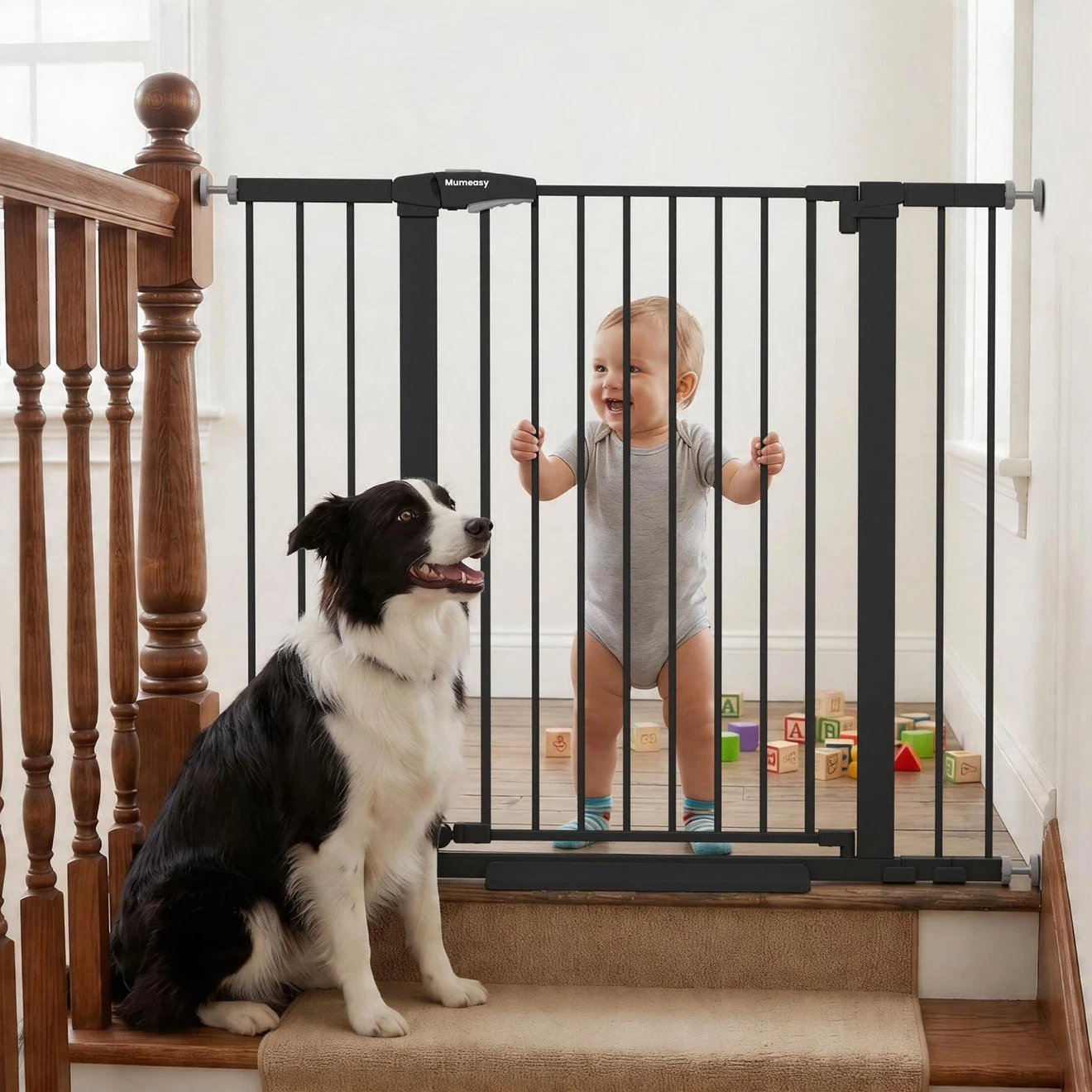Mumeasy Extra Tall Baby and Pet Safety Gate