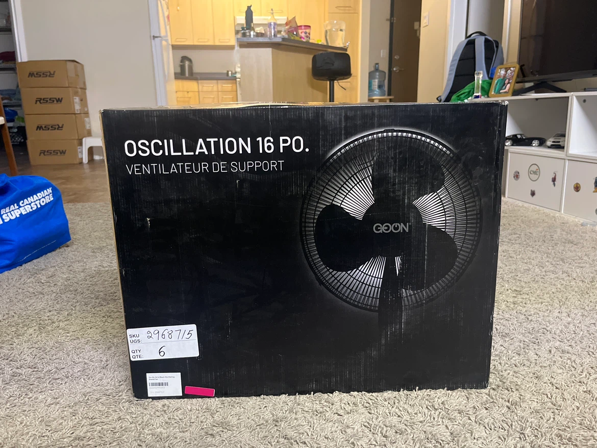 GOON 16-Inch Oscillating Stand Fan - photo 3