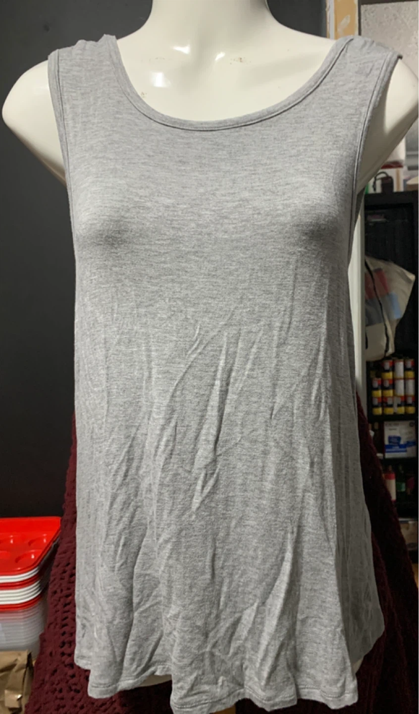 Saks Fifth Avenue Grey Tank Top