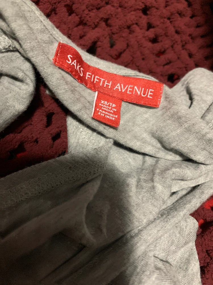 Saks Fifth Avenue Grey Tank Top - photo 3