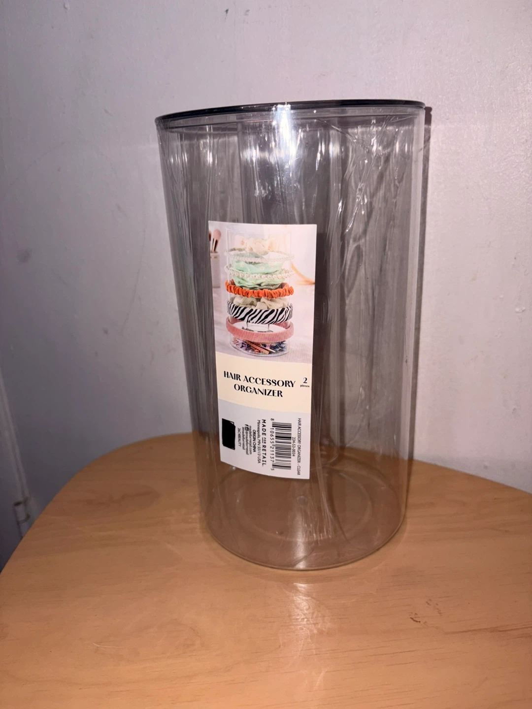 New clear accessories organizer
