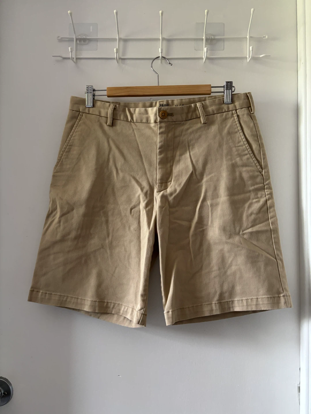 IZOD Tan Chino Shorts
