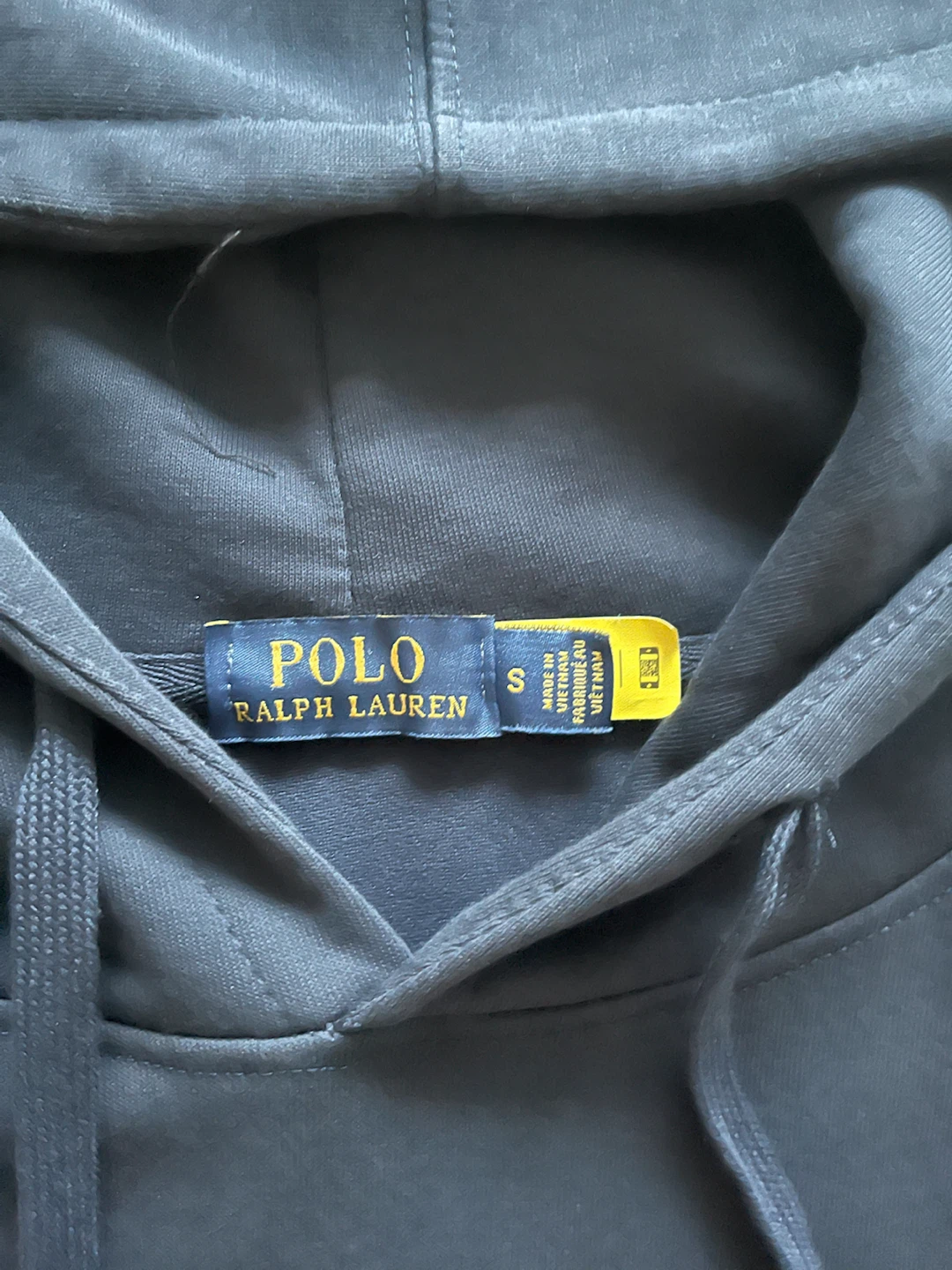 Polo Ralph Lauren Navy Blue Hoodie – Size Small - photo 3