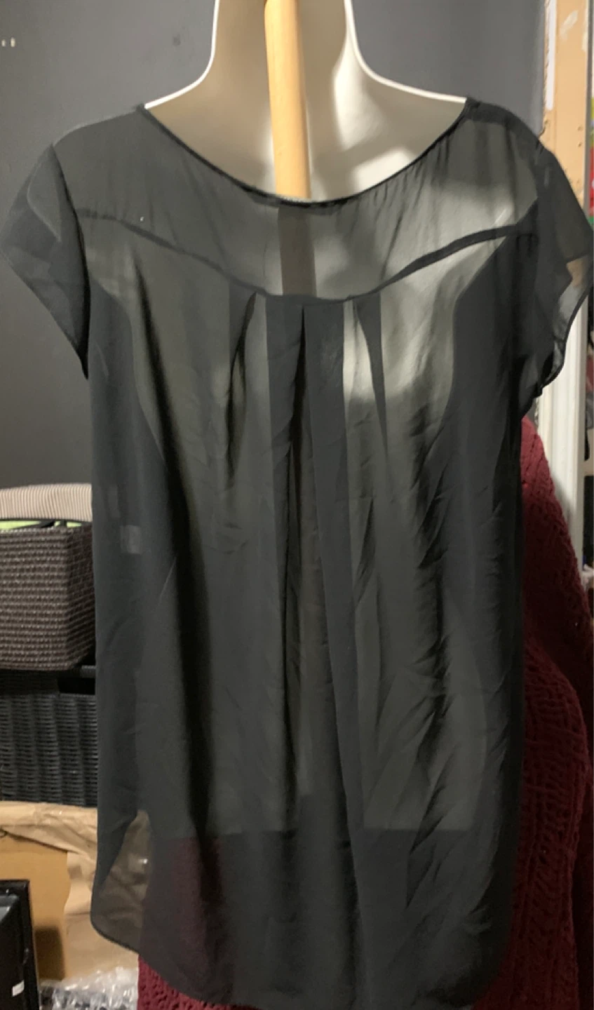 Zara Basic Black Blouse XS - photo 2