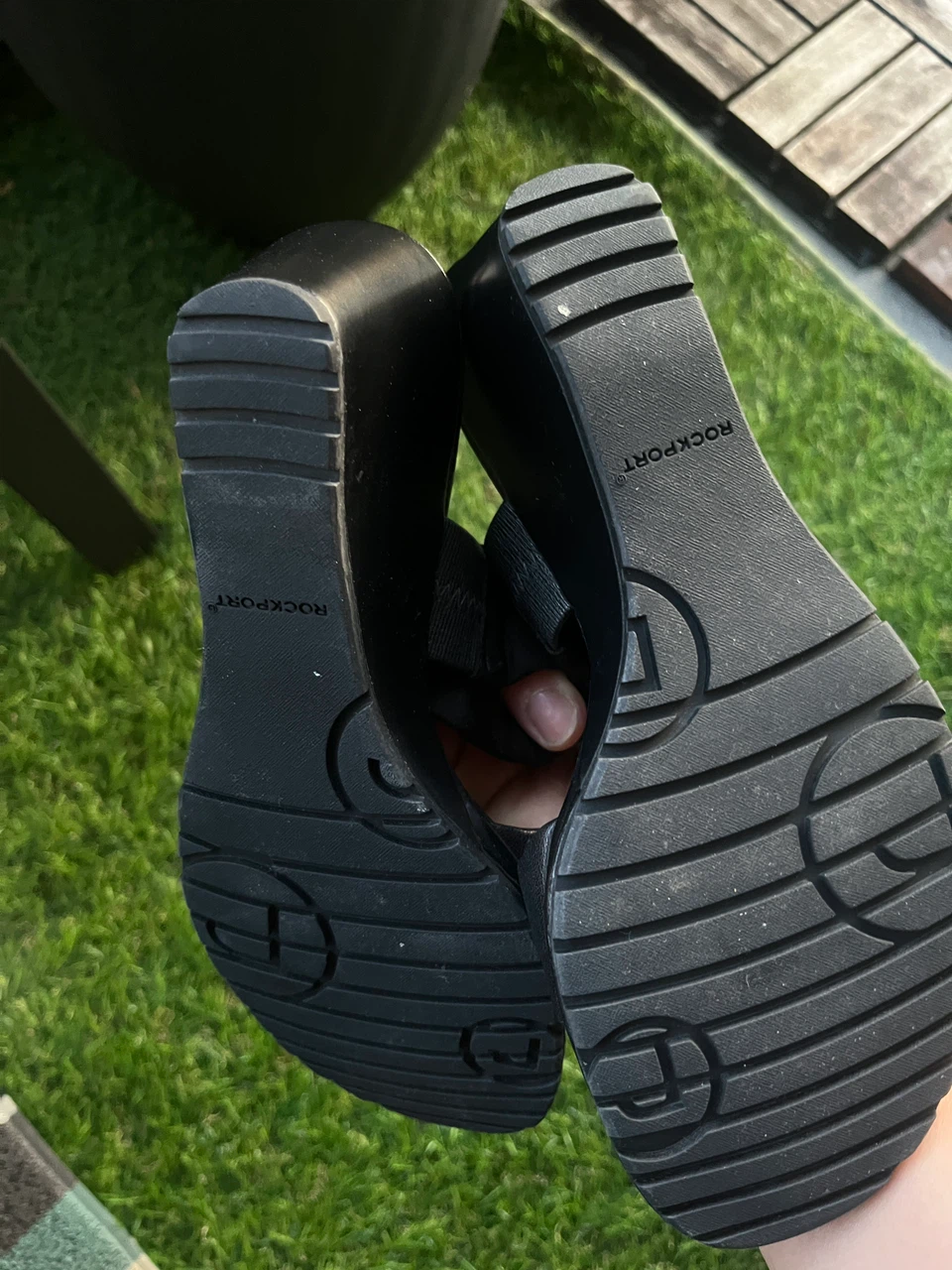 Rockport Black Wedge Sandals - photo 2
