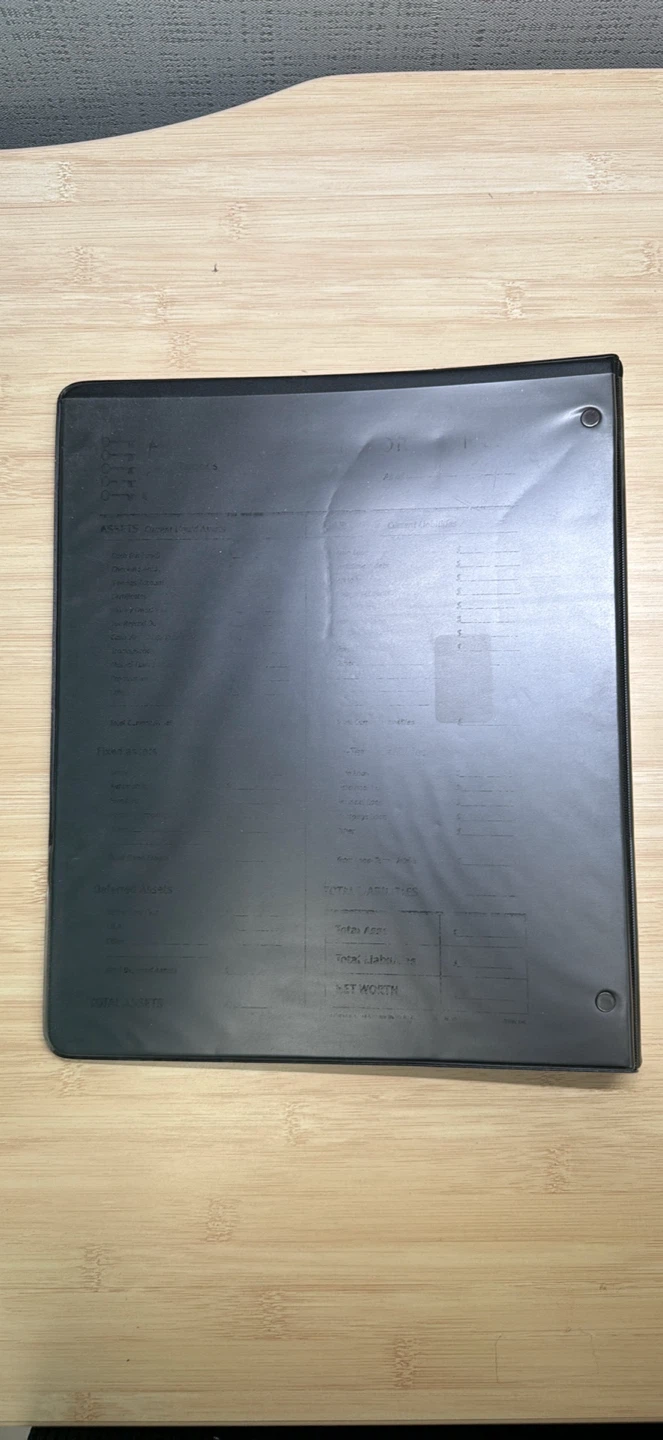 ACCO 5/8-inch Black Three-Ring Binder - photo 2