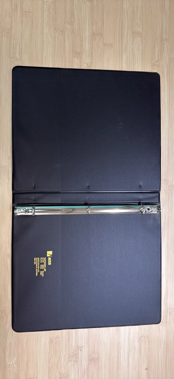 ACCO 5/8-inch Black Three-Ring Binder - photo 3