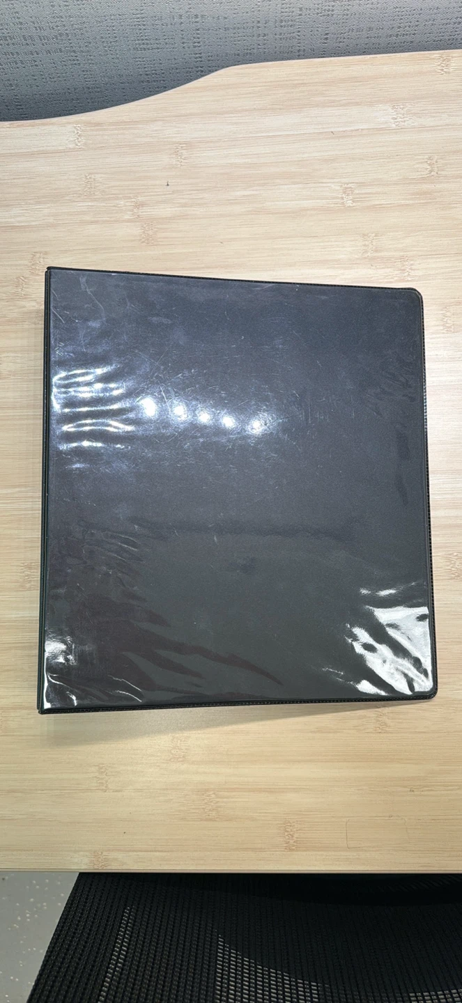 Black 3-Ring Binder