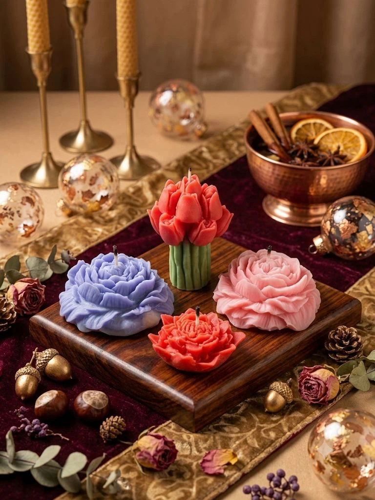 Festival Candles- Flower Diwali - photo 2