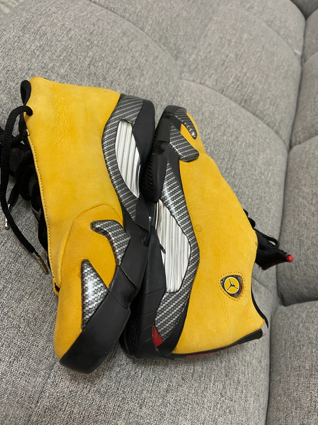 Air Jordan 14 Retro Yellow Sneakers