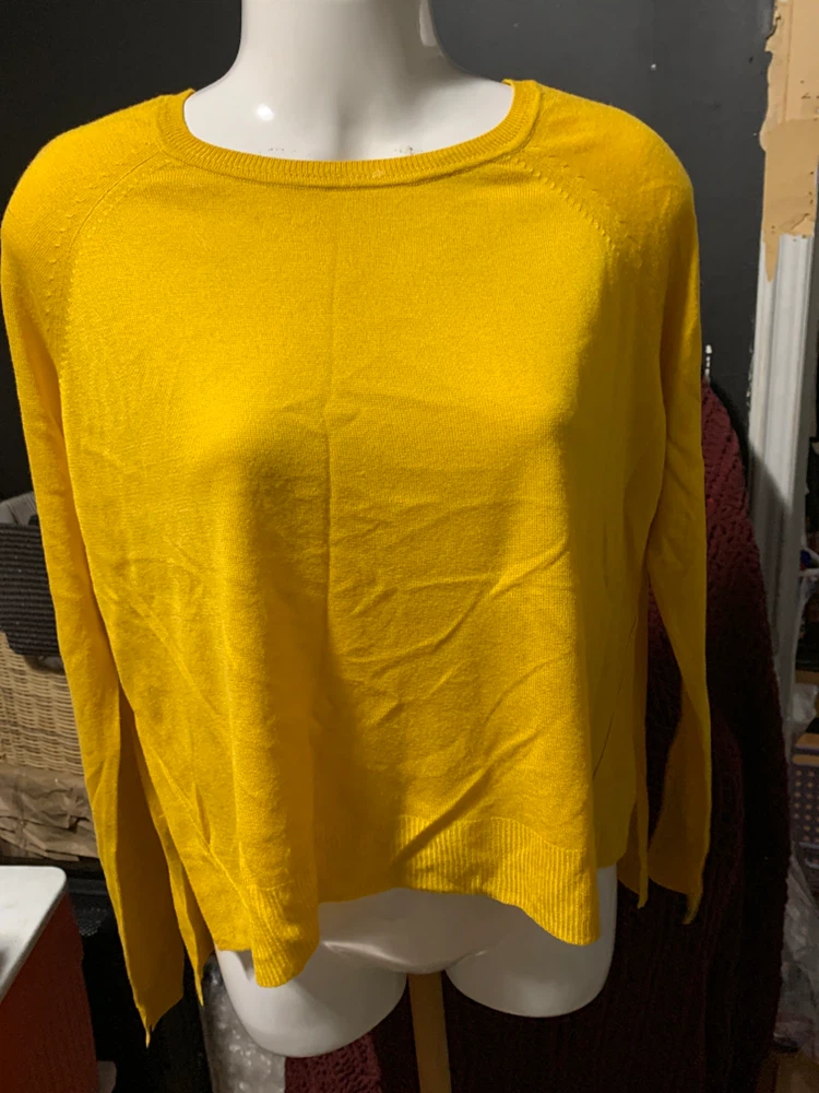 Zara Knit Yellow Sweater