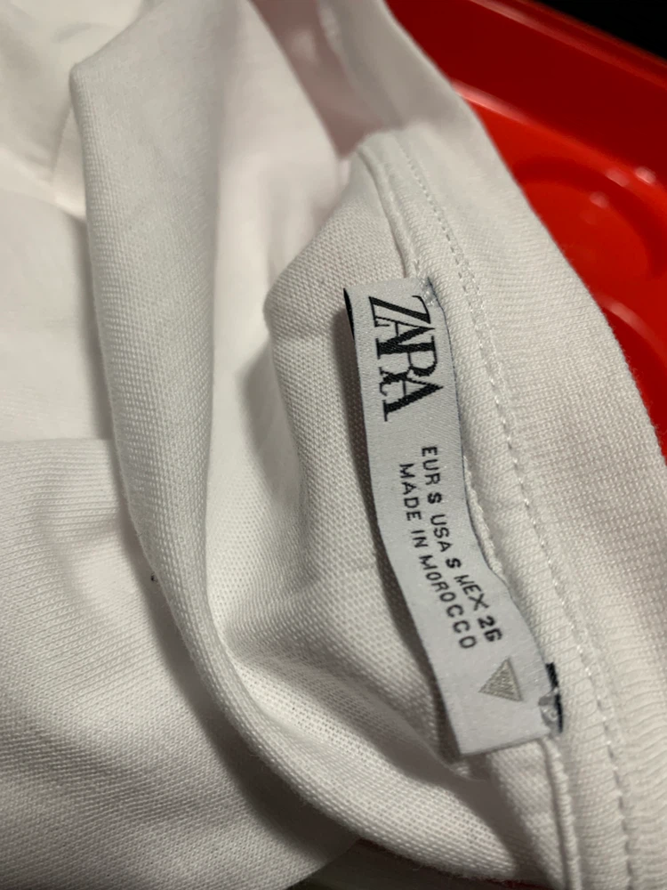 Zara white embroidered sleeve top - photo 4