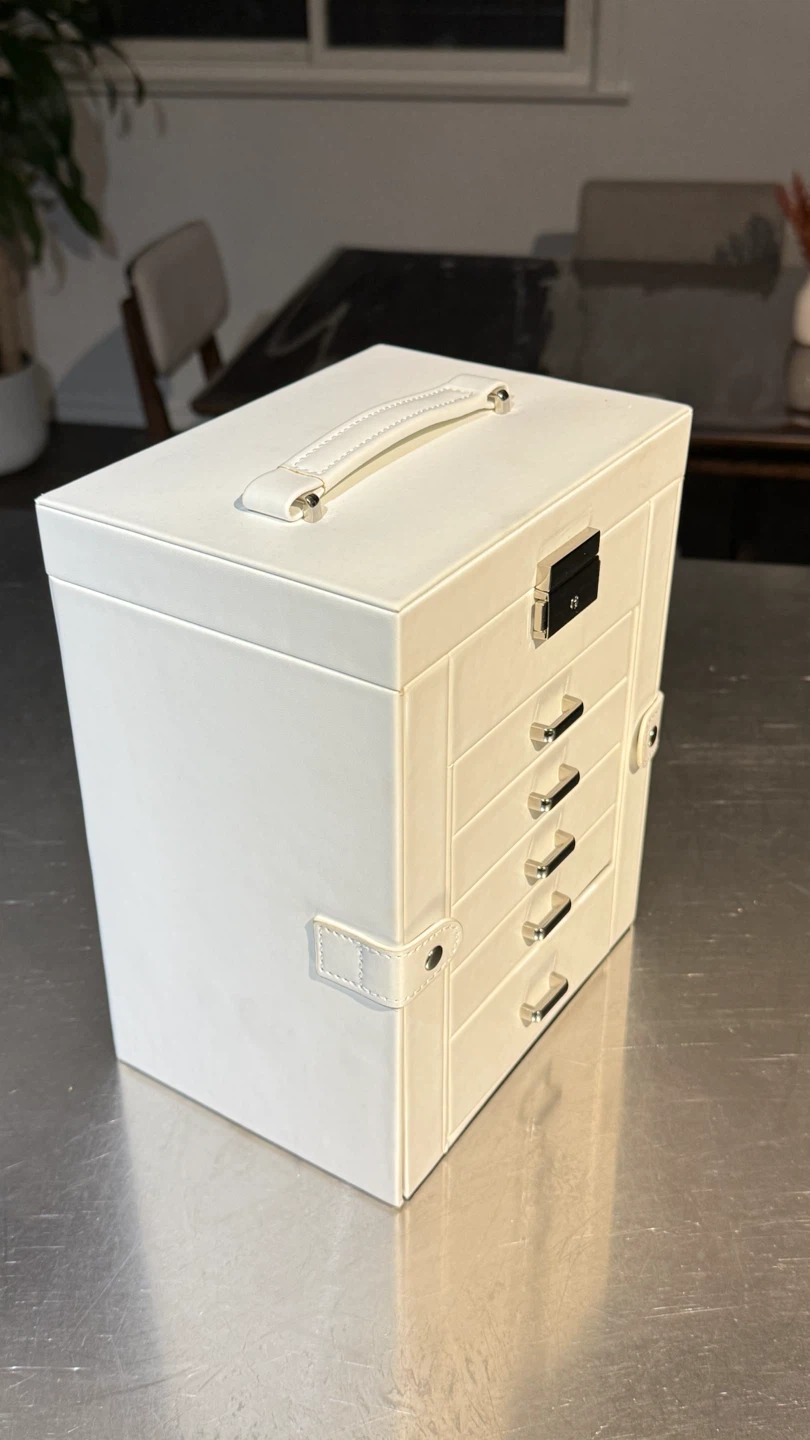 White Multi-Layer Jewellery Box