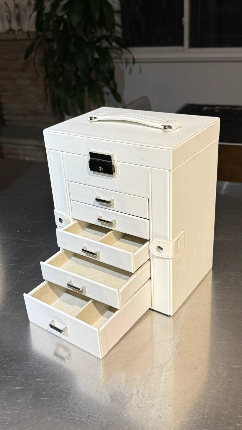 White Multi-Layer Jewellery Box - photo 5