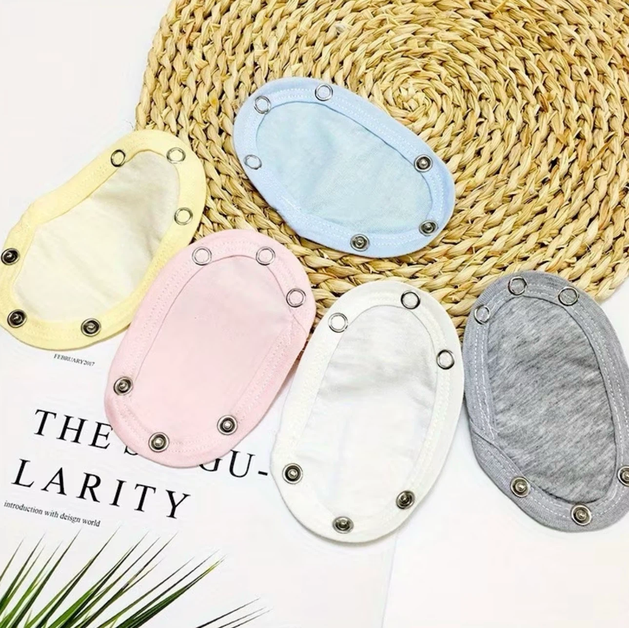 Baby Onesie Bodysuit Extender Set, Clutch extenders - photo 2