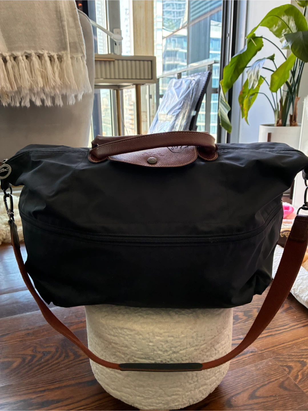 Black Travel Duffle Bag
