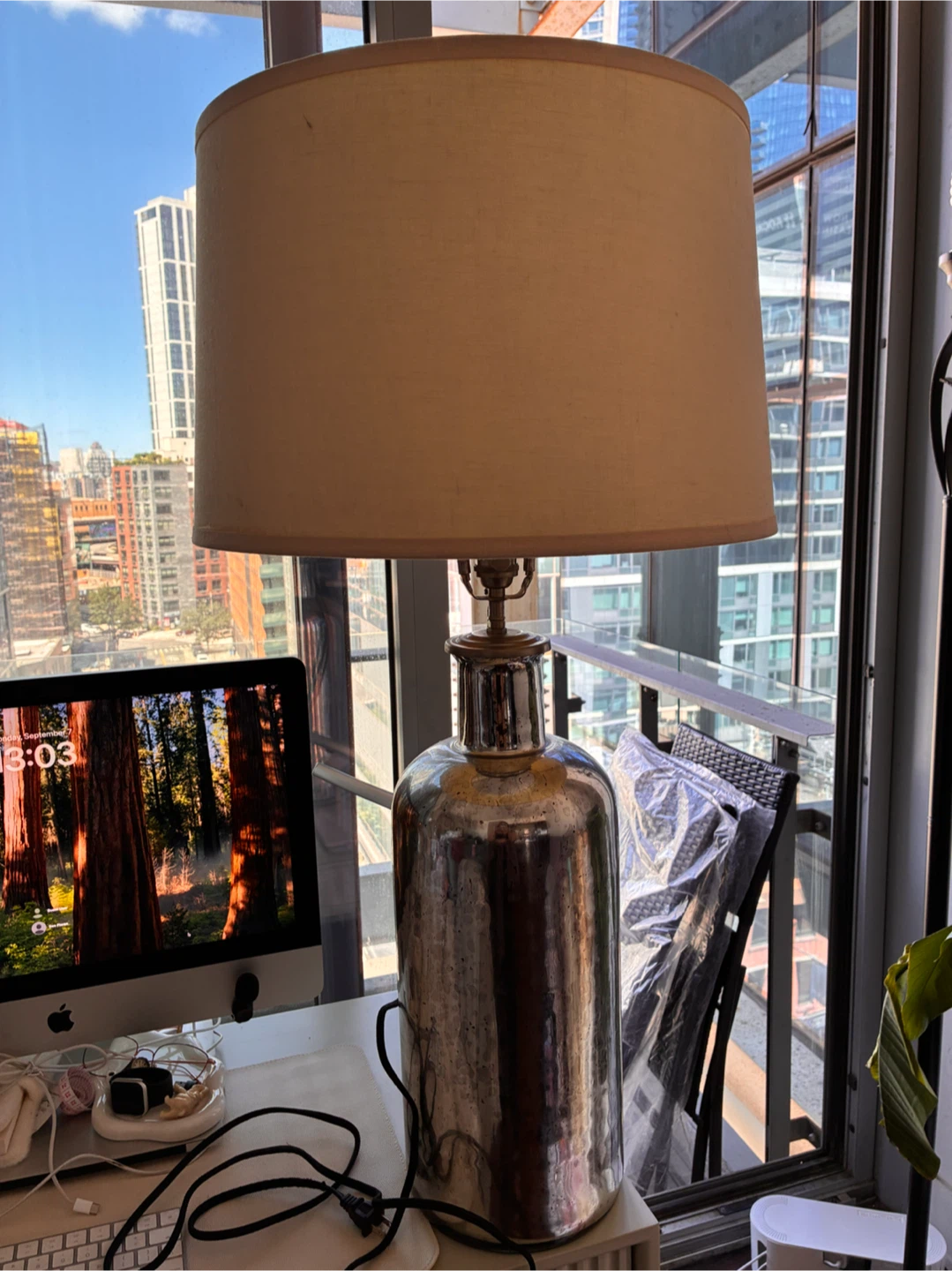 Restoration Hardware Mercury Glass Table Lamp - photo 2