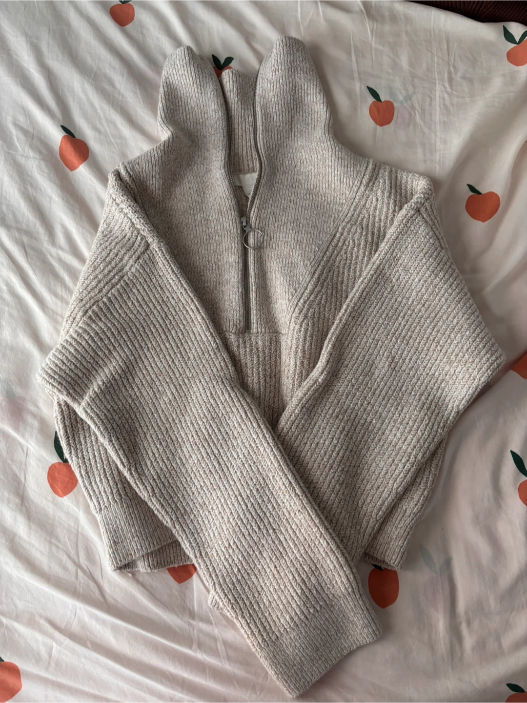 HM Oversized Half-zip Sweater