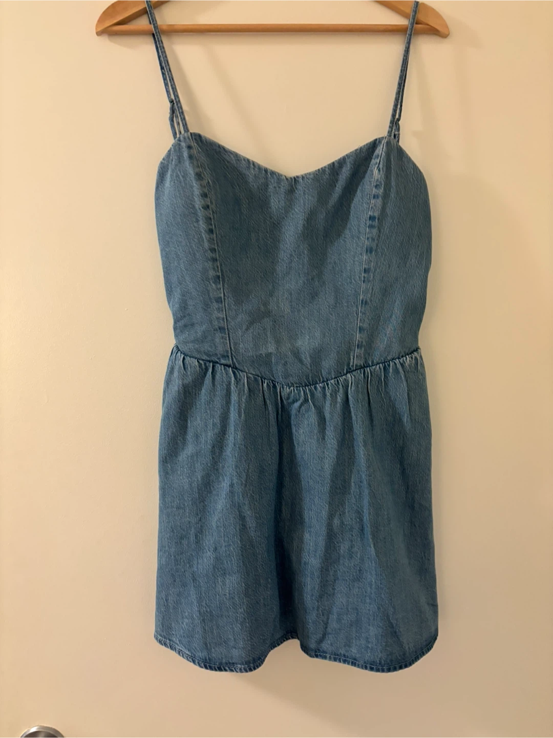 Hollister Denim Romper