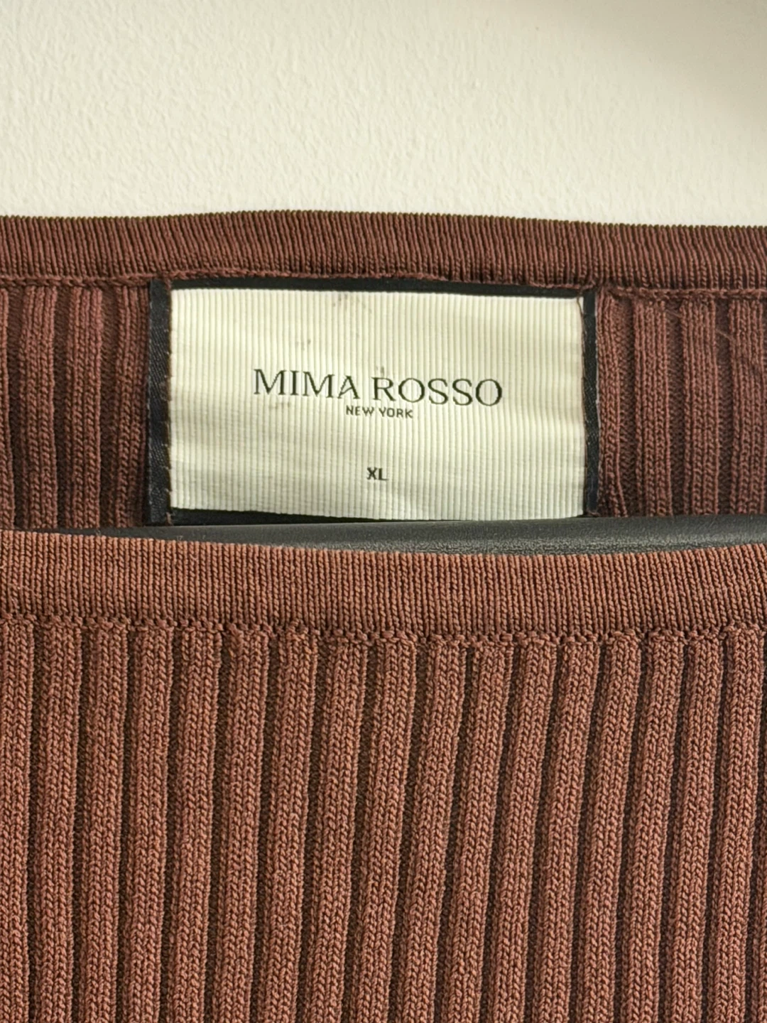 Mima Rosso Long Sleeve Ribbed Top - photo 4