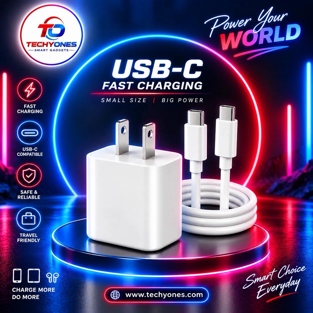 17 Pro Max 35W USB Power Adapter and USB-C Cable