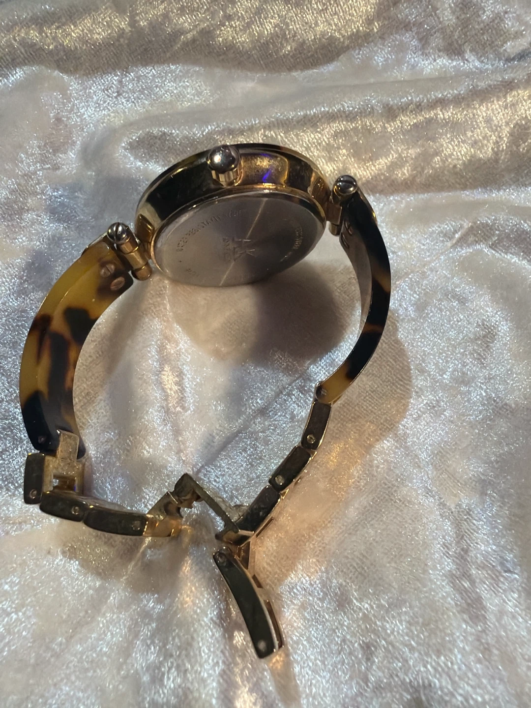 Anne Klein Tortoise Shell and Gold Tone Watch - photo 4