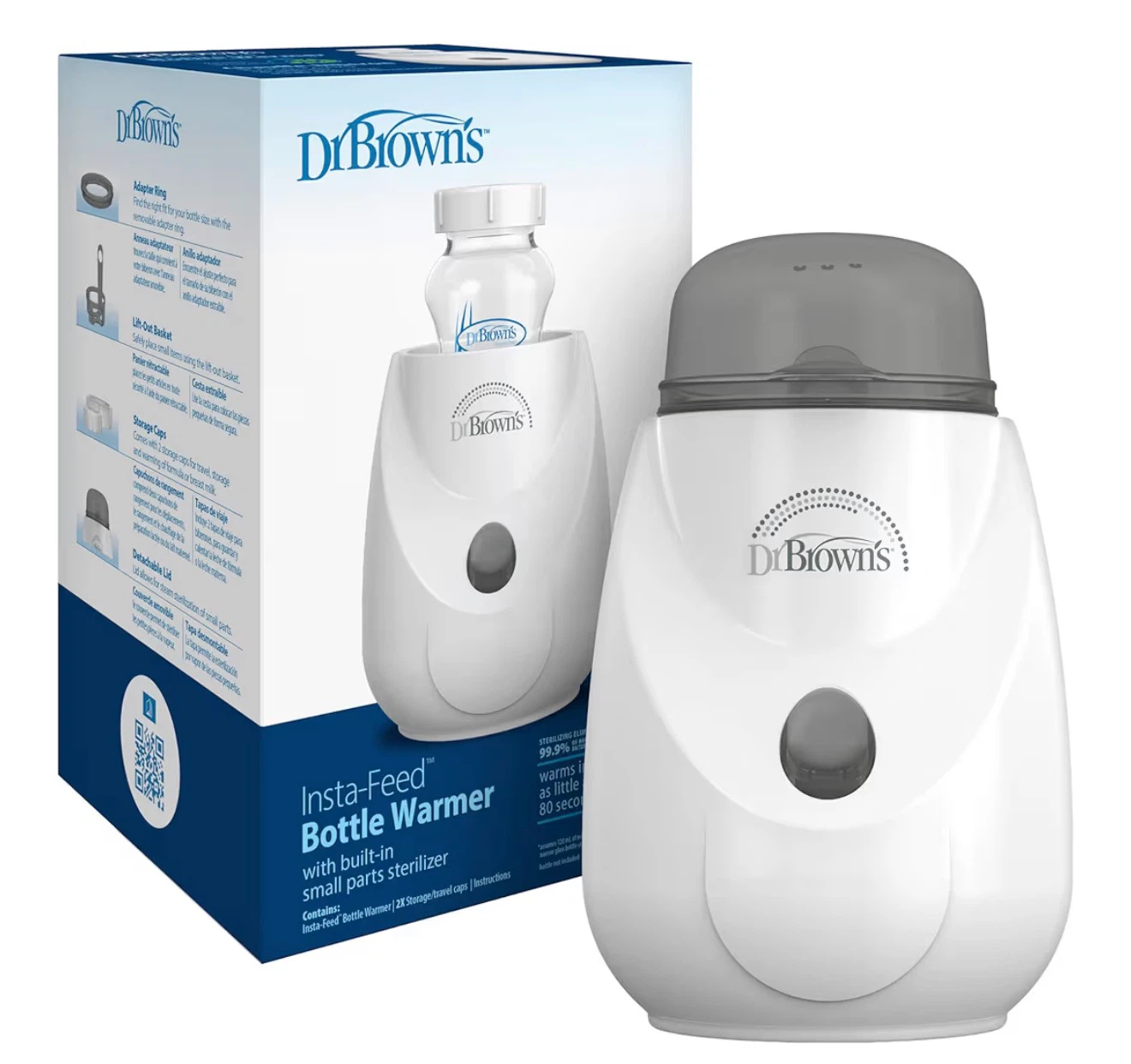 Dr. Brown’s Insta-Feed Bottle Warmer & Sterilizer – Brand New