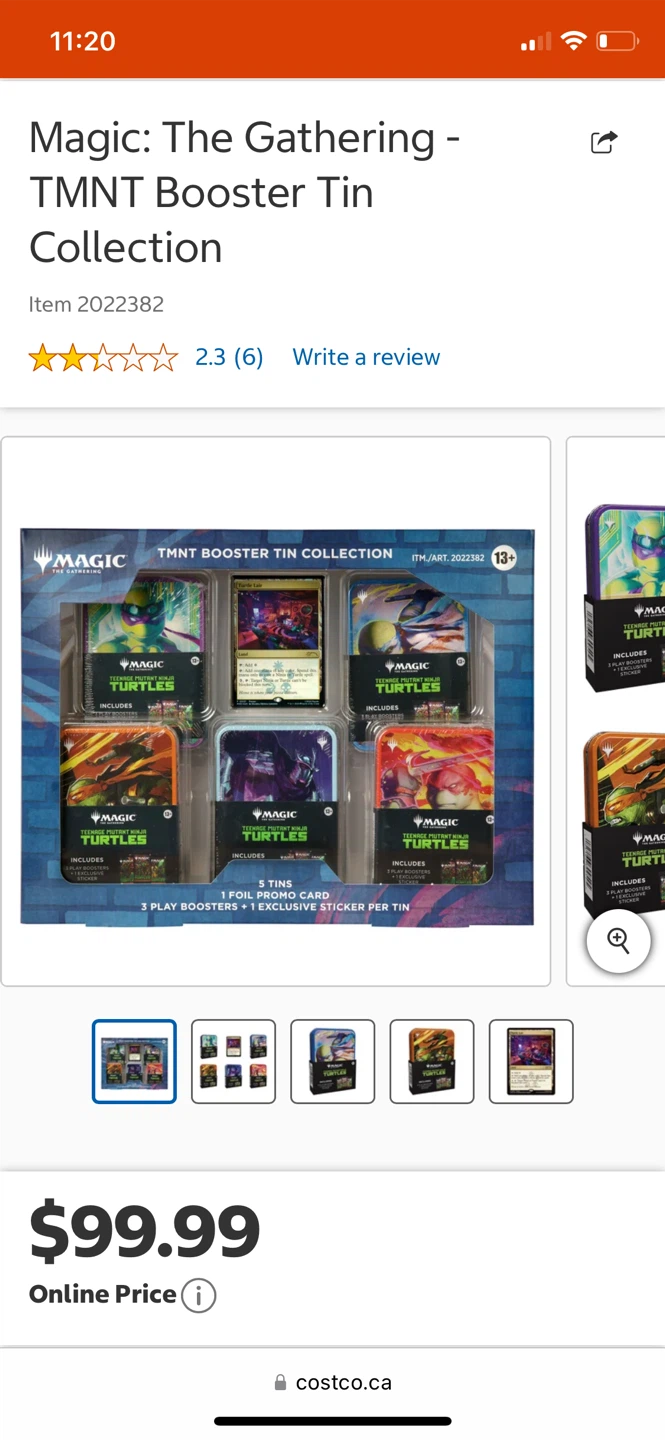 Magic The Gathering TMNT Booster Tin Collection - photo 2