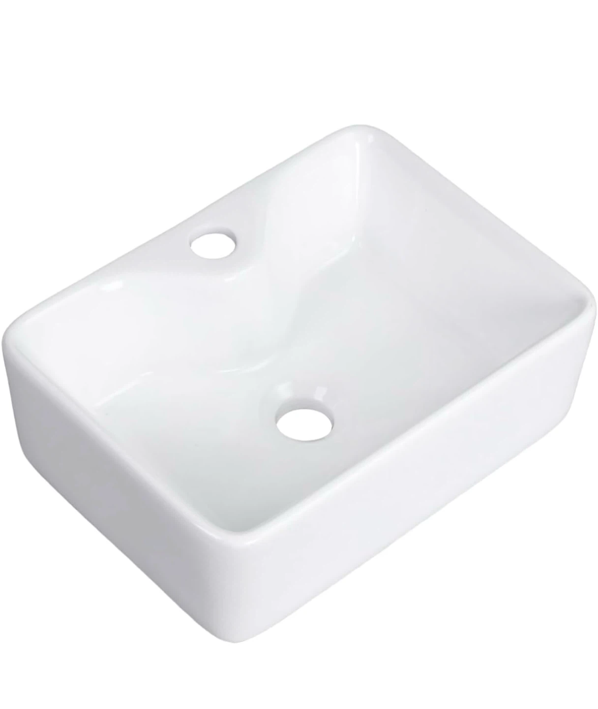 KDKSC Rectangular Porcelain Bathroom Vessel Sink 1612 - photo 4
