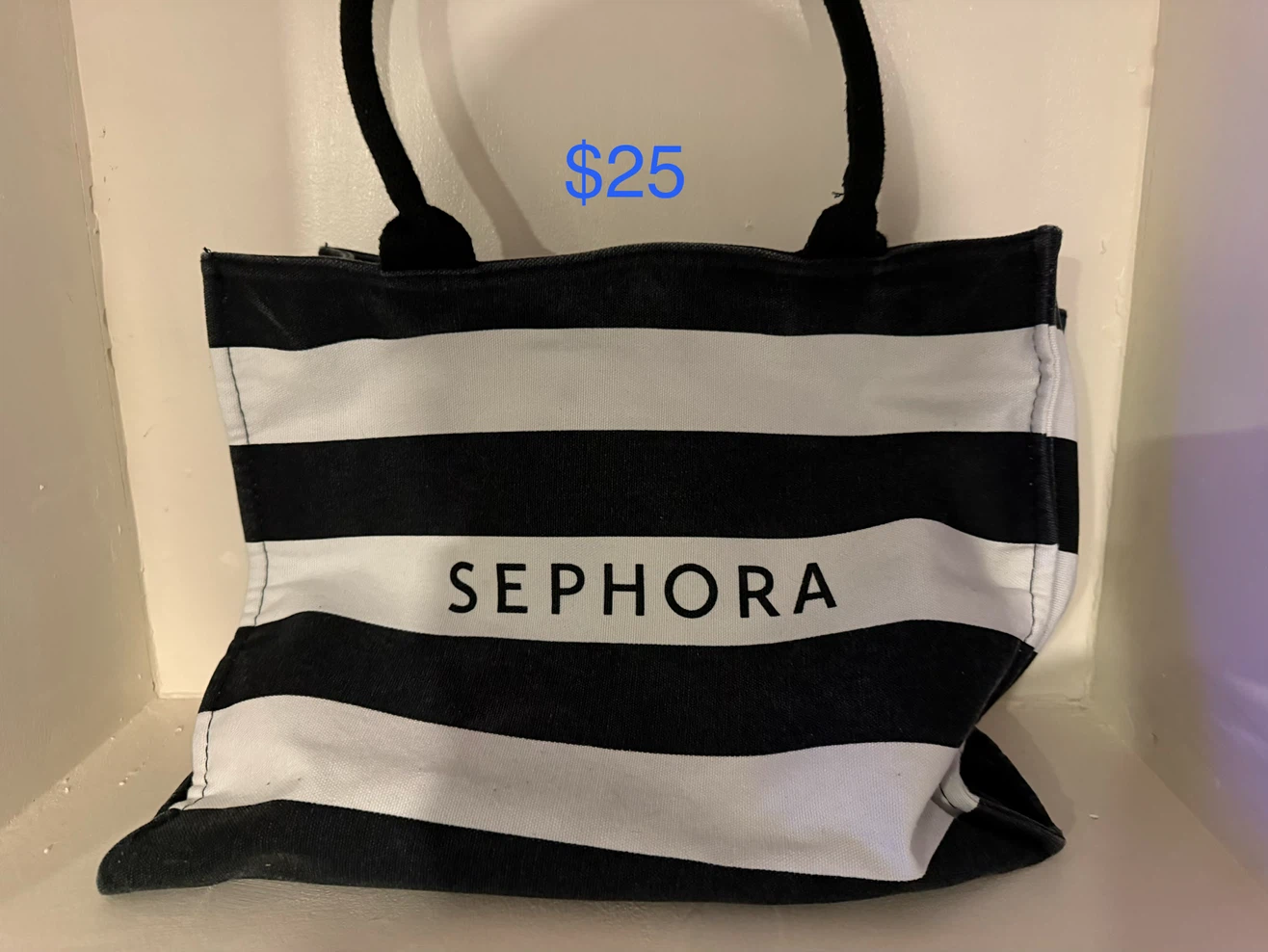 Sephora Striped Tote Bag