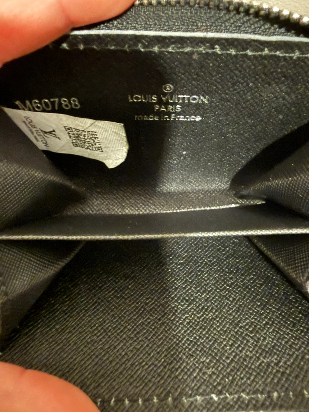 Black zip coin wallet - photo 2