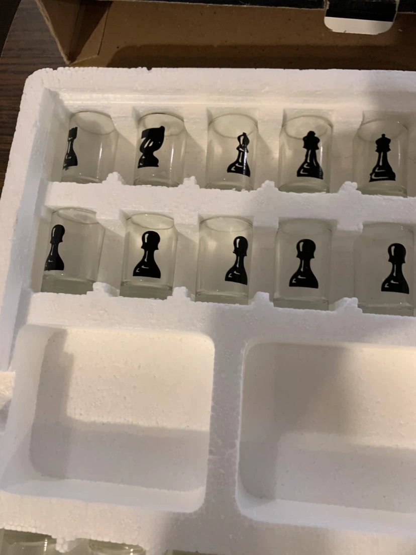 Glass Chess Shot Glass Set - photo 3