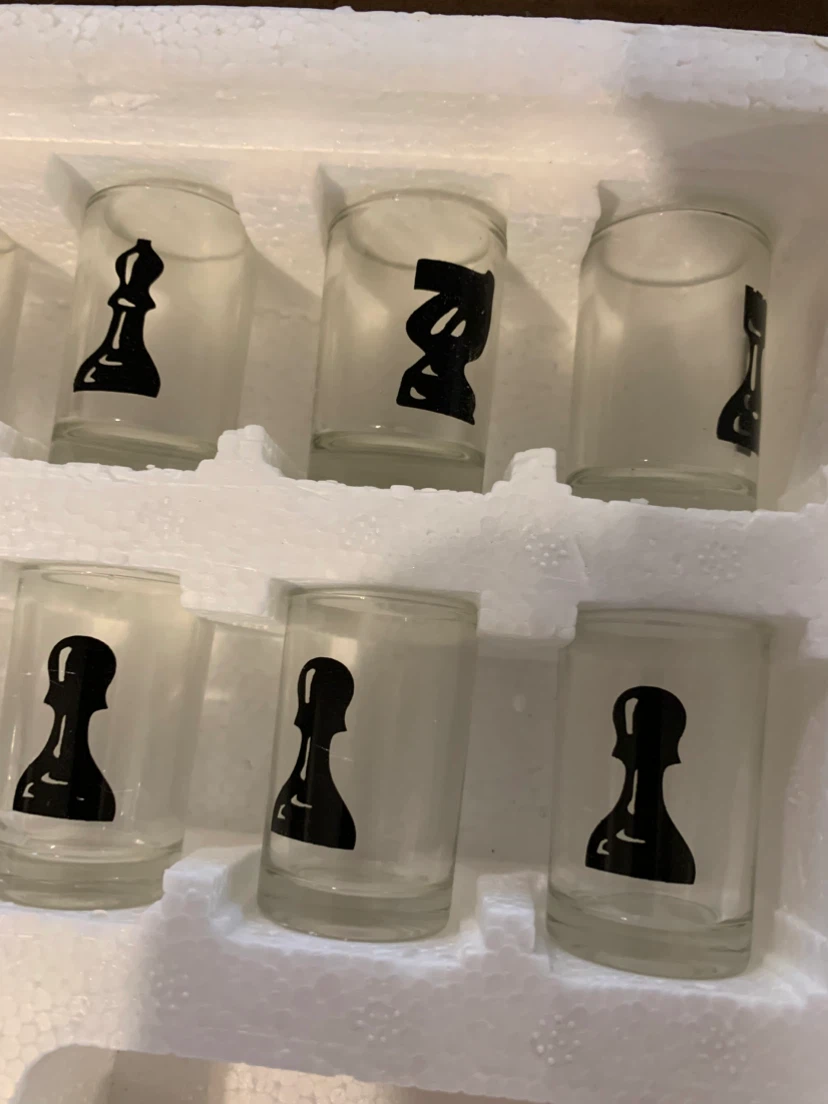 Glass Chess Shot Glass Set - photo 4