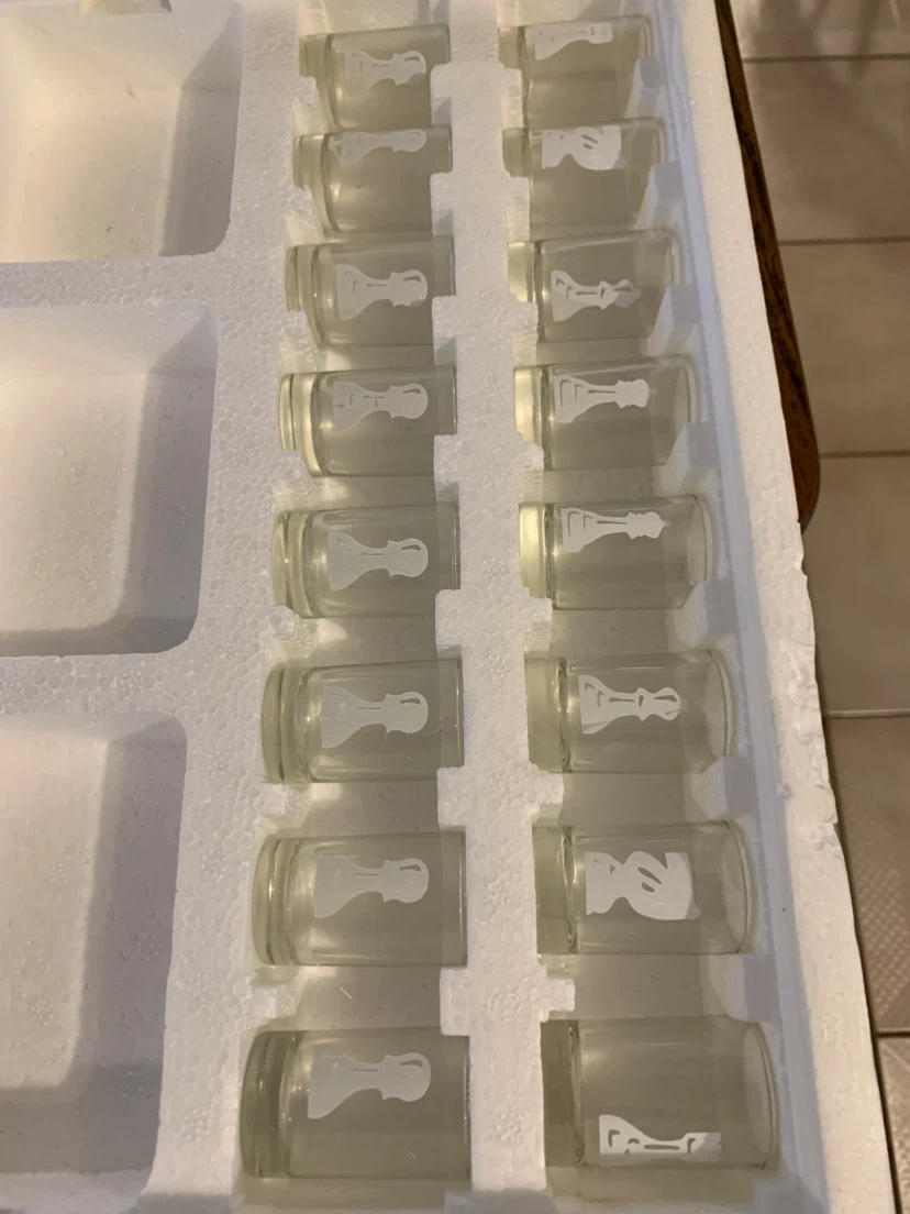 Glass Chess Shot Glass Set - photo 5