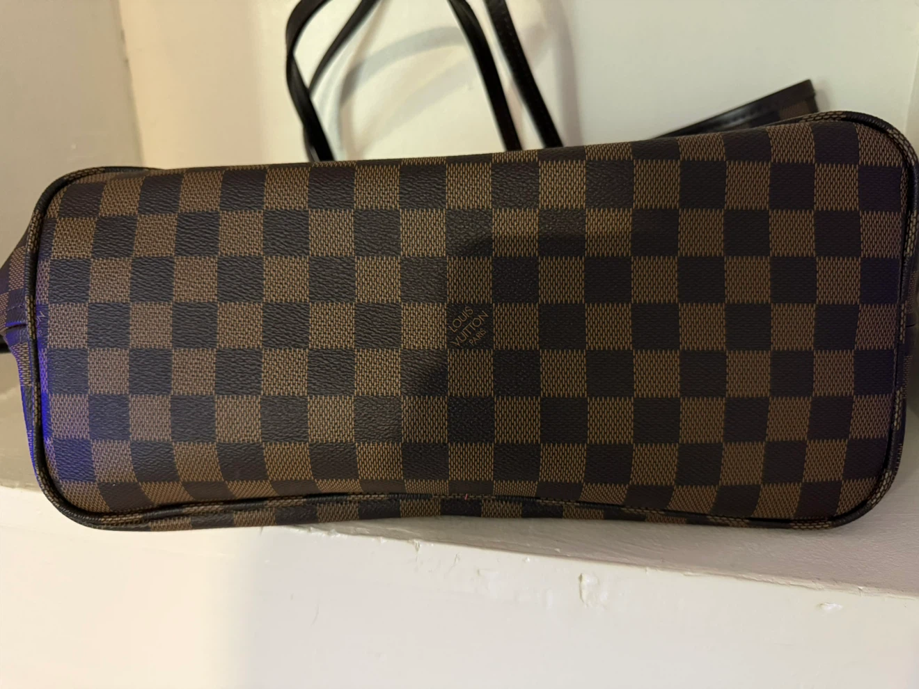 LV Neverfull Damier Ebene Tote - photo 2