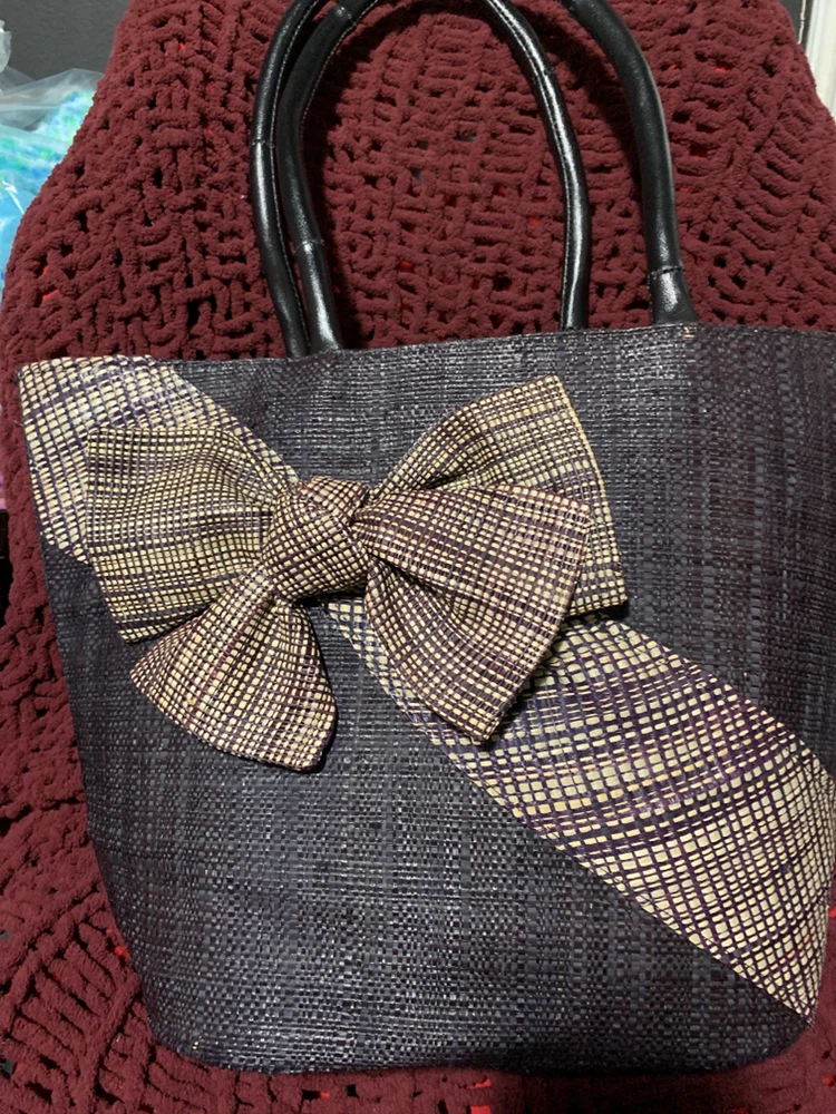 Onigo Raffia Tote Bag