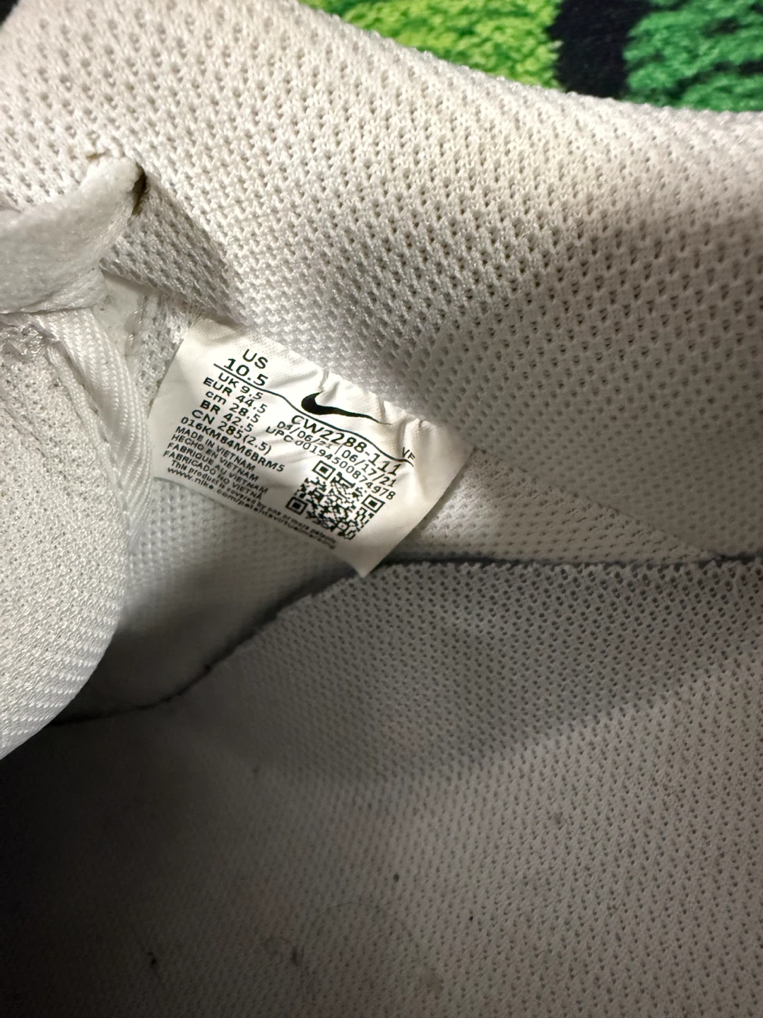 Nike Air Force 1 White Size 10.5 - photo 3