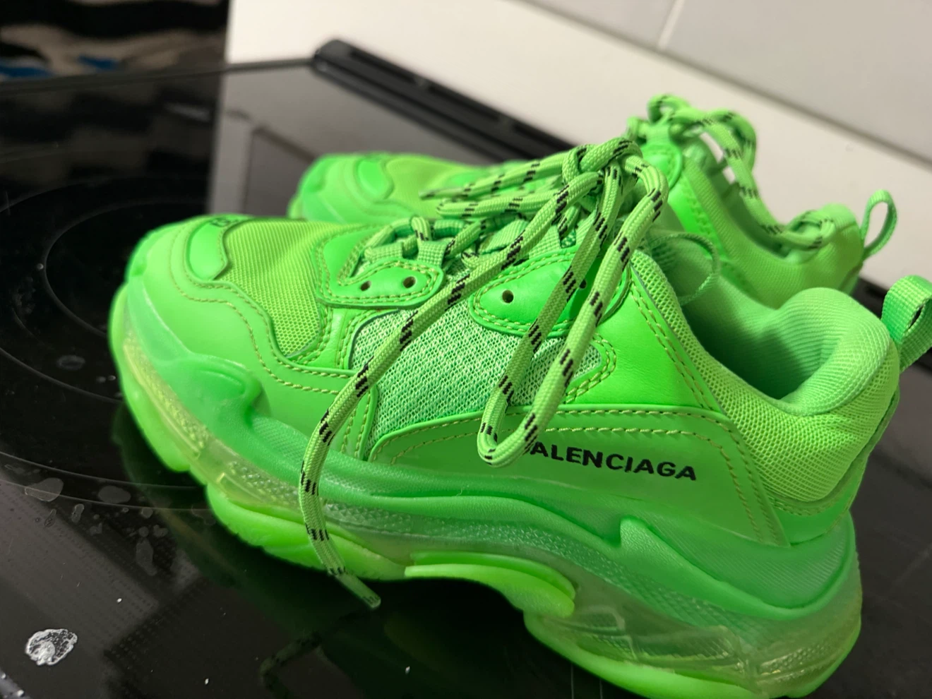 Balenciaga Triple S Sneakers Neon Green - photo 3
