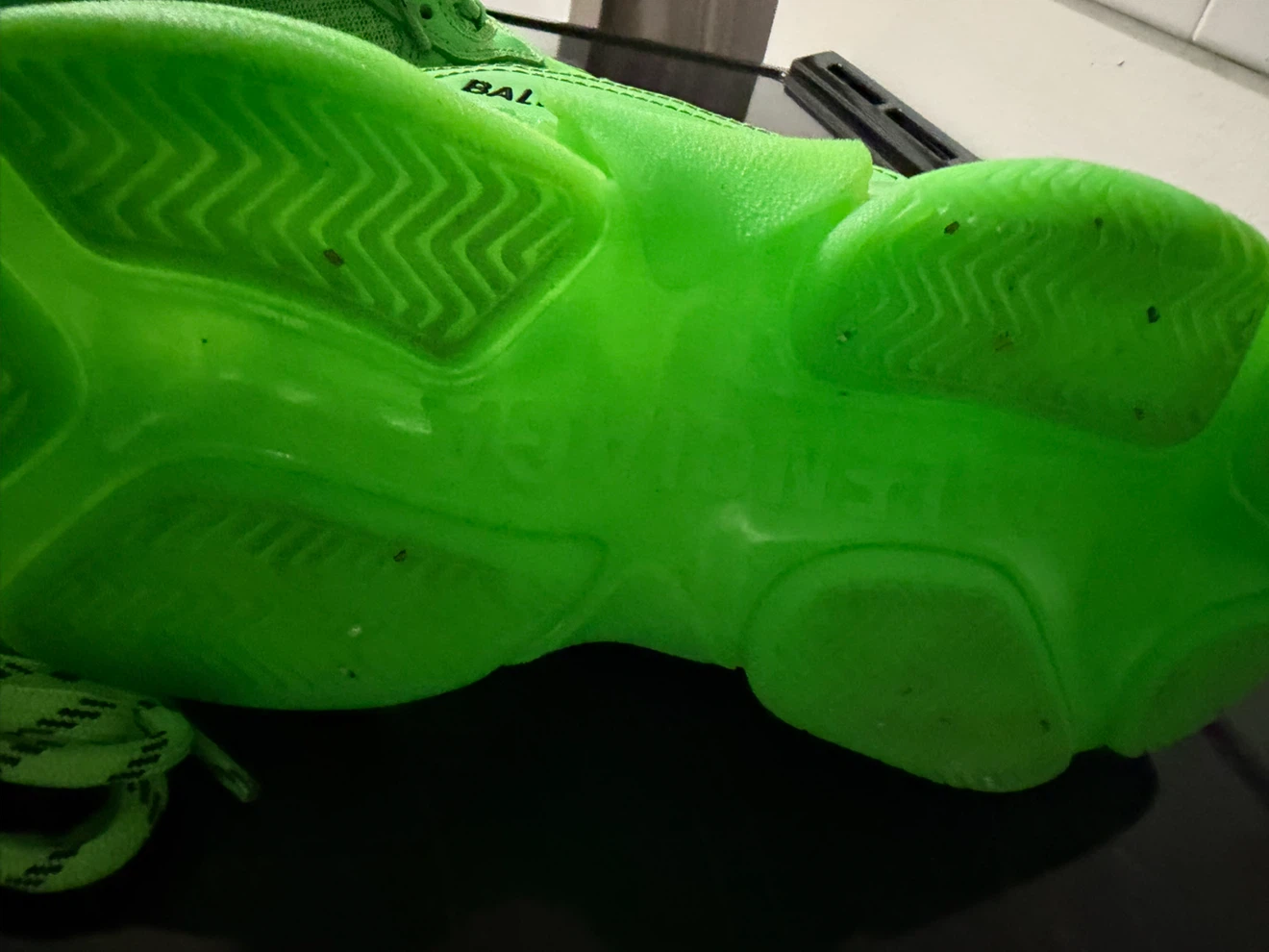 Balenciaga Triple S Sneakers Neon Green - photo 5
