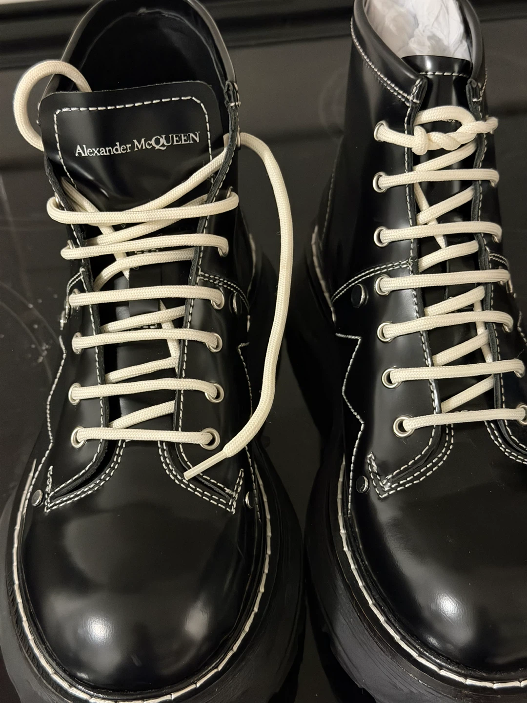 Alexander McQueen Black Boots