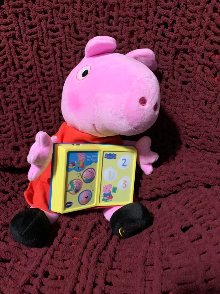 VTech Peppa Pig Read With Me Plush