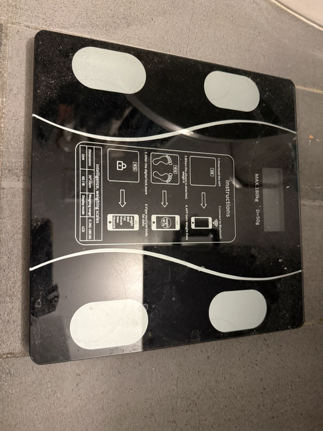 Smart  Bluetooth Body Weight Scale