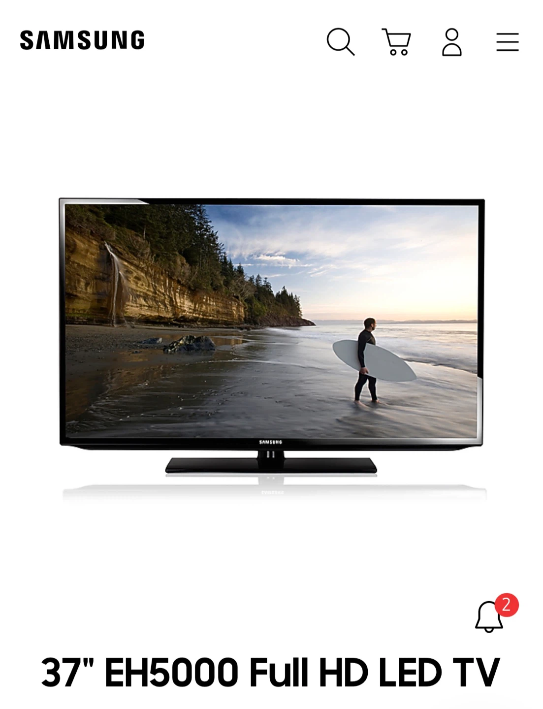 Samsung 37" Full HD LED TV - photo 2