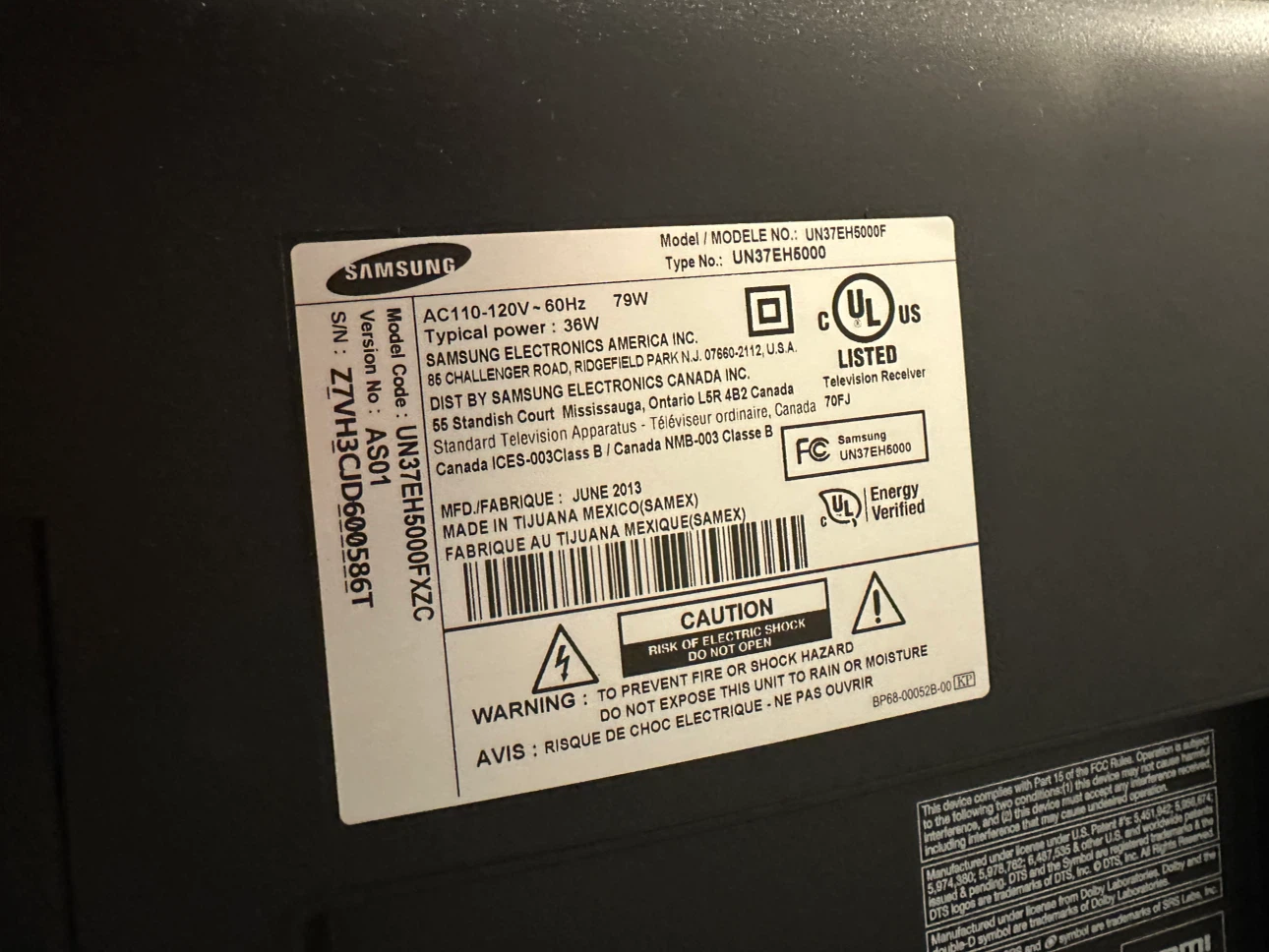 Samsung 37" Full HD LED TV - photo 3