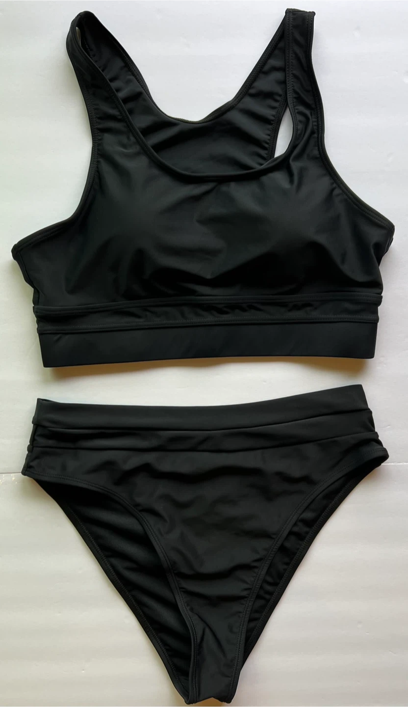 Black Two-Piece Swimsuit